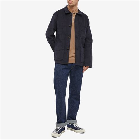 navy michael kors two-pocket corduroy jacket|Oversized Corduroy Chore Jacket .